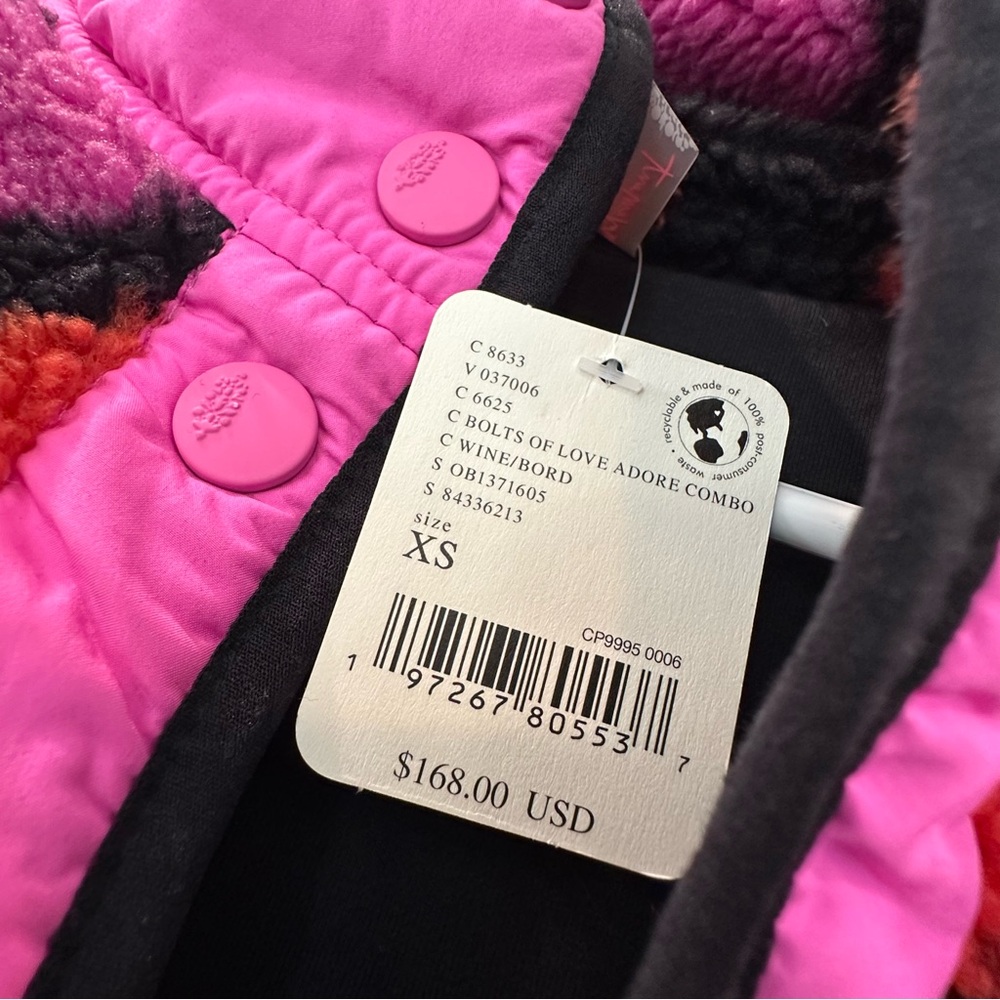 HIT THE SLOPES BOLTS OF LOVE PRINTED JACKET FREE PEOPLE - Picture 5 of 9